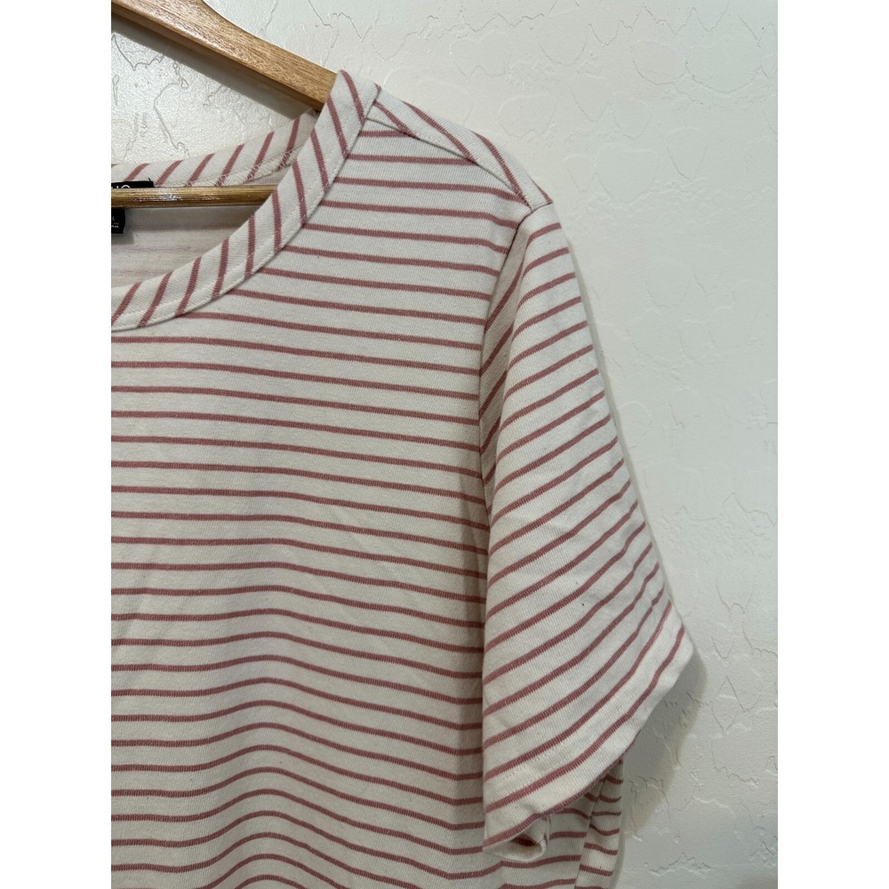 Buffalo Womans Tennis Prep Striped T shirt Dress Size XL Beachy Minimal Vacay - Picture 12 of 13